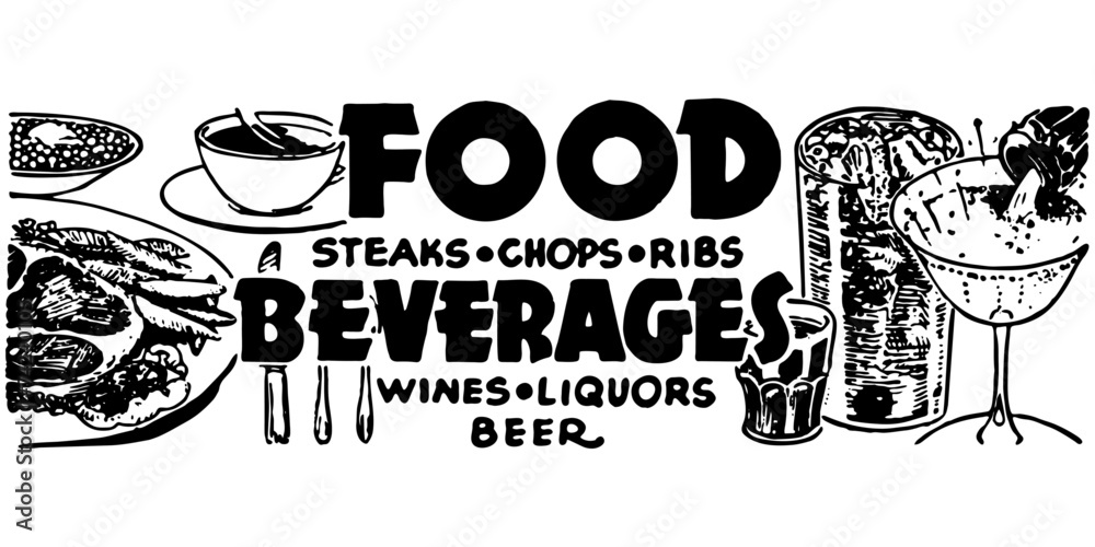 Fototapeta premium Food Beverages