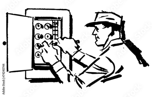 Electrician At Work