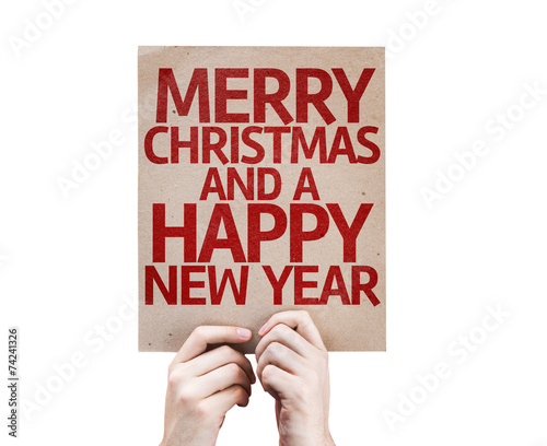 Merry Christmas And a Happy New Year card