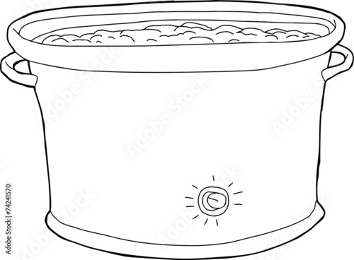 Full Crock Pot Outline
