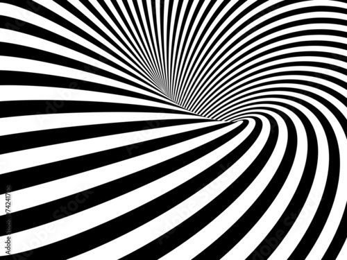 Optical Illusion Wormhole