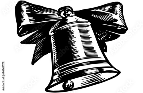 Christmas Bell With Bow