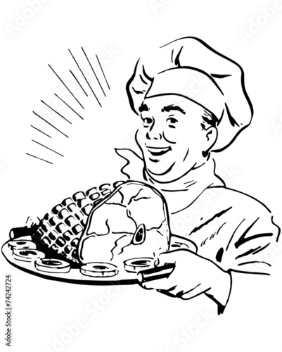 Chef With Ham