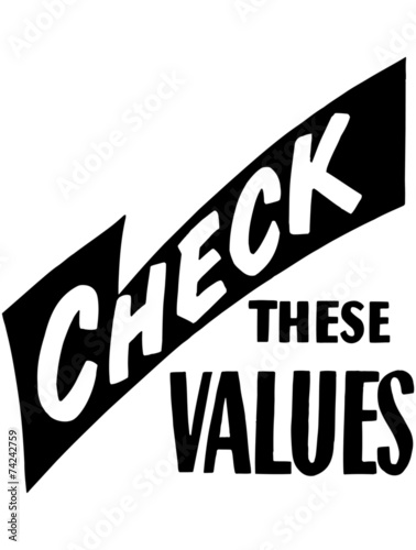 Check These Values