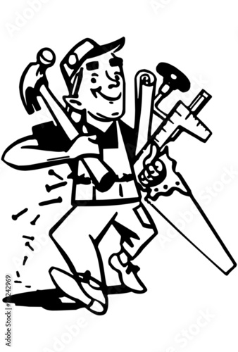 Carpenter With Tools