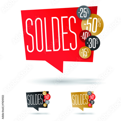 Soldes - bulle