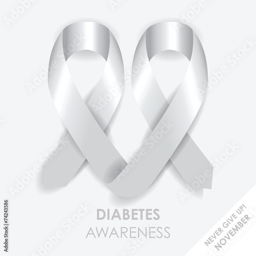 diabetes awareness ribbon