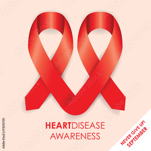 heart disease ribbon