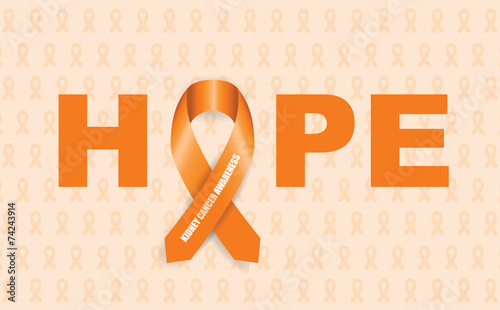 kidney cancer awareness ribbon