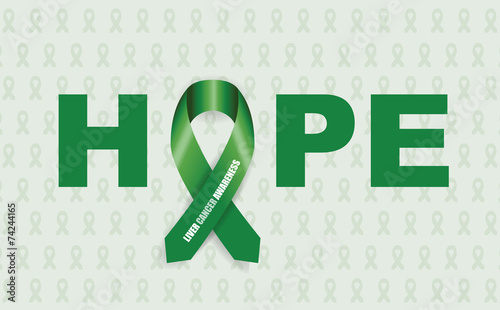 liver awareness cancer ribbon