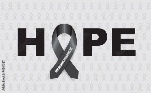 melanoma hope ribbon