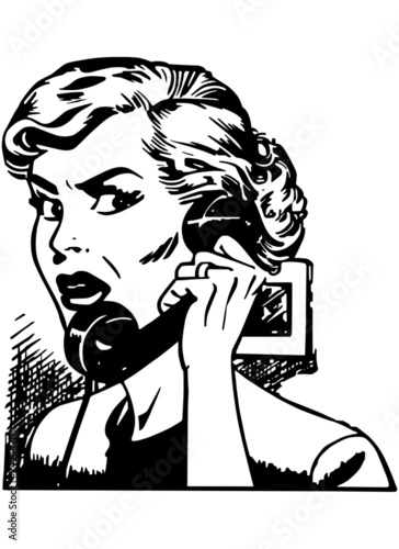 Angry Woman On Phone