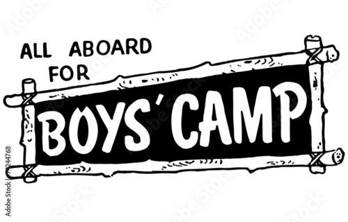 All Aboard For Boys Camp