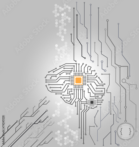 Technology vector background