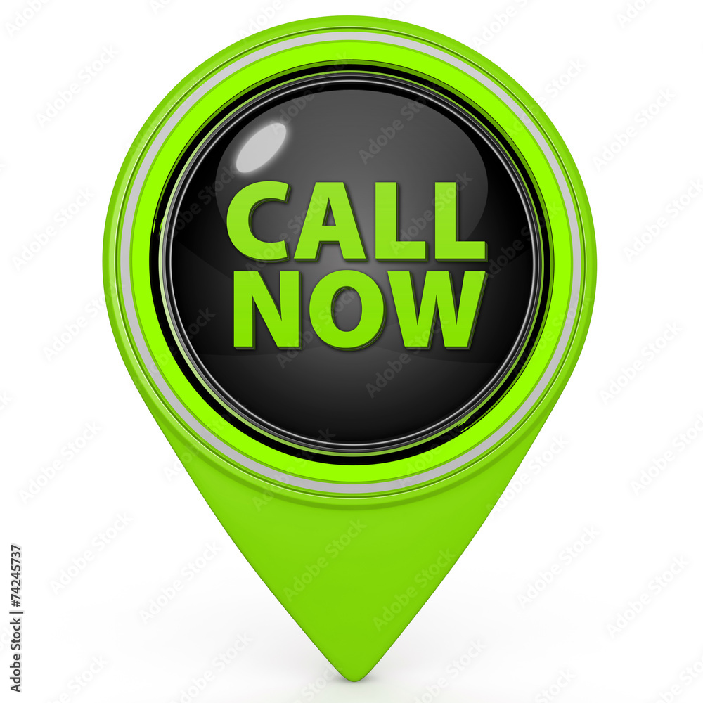 call now pointer icon on white background call now pointer icon on white background