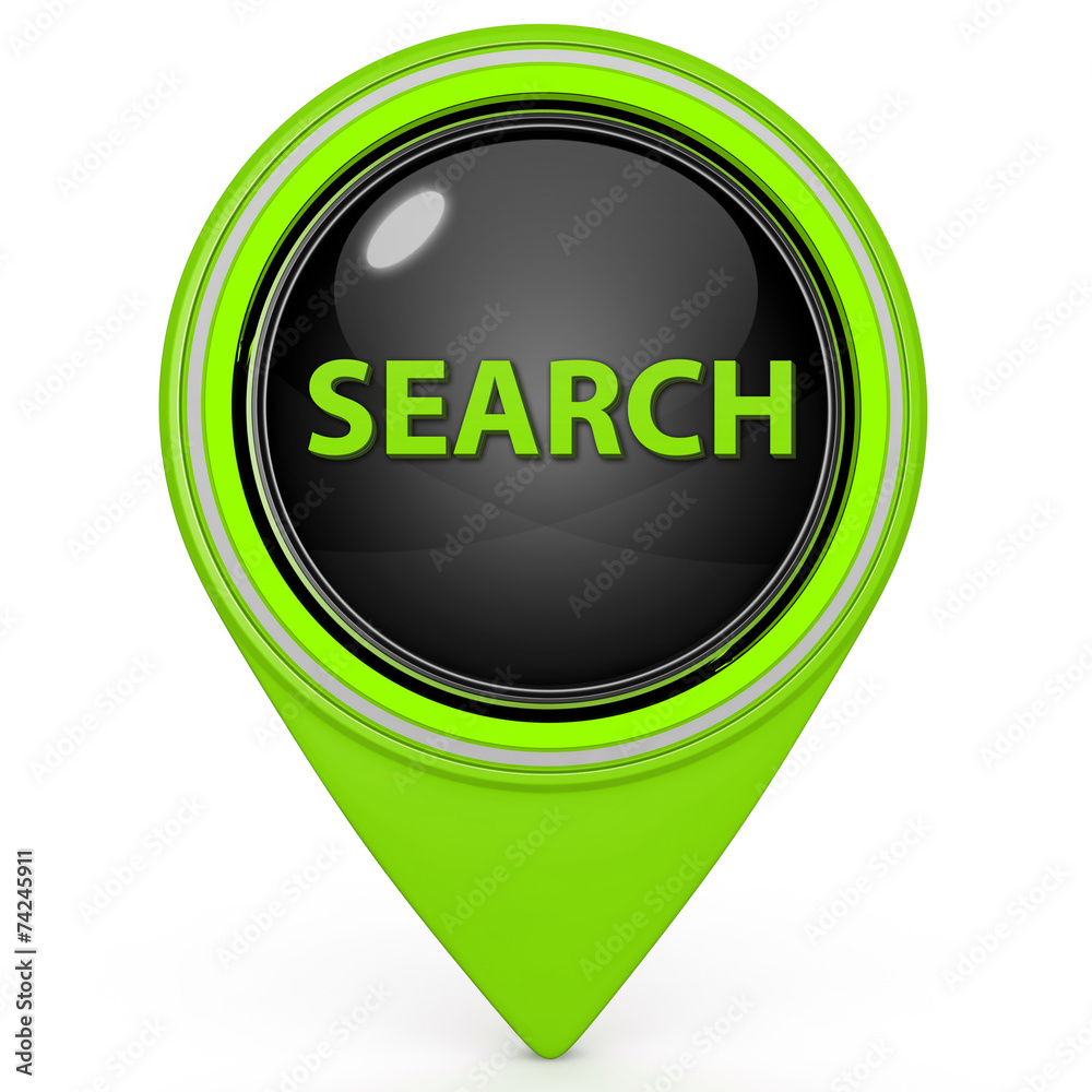 search pointer icon on white background search pointer icon on white background