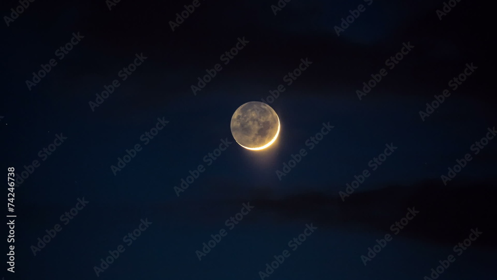 The moon close up time lapse video, strong zoom The moon close up time lapse video, strong zoom