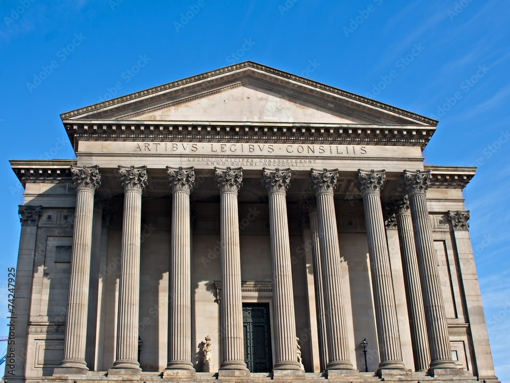 St Georges Hall, Liverpool, Side View