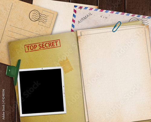 Top secret folder.