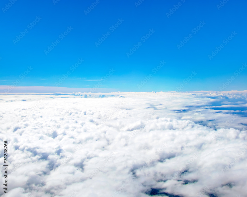 Beautiful cloudscape and blue sky
