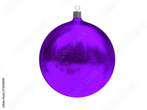 Christmas purple ball