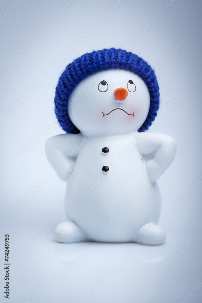 Cheerful snowman Cheerful snowman