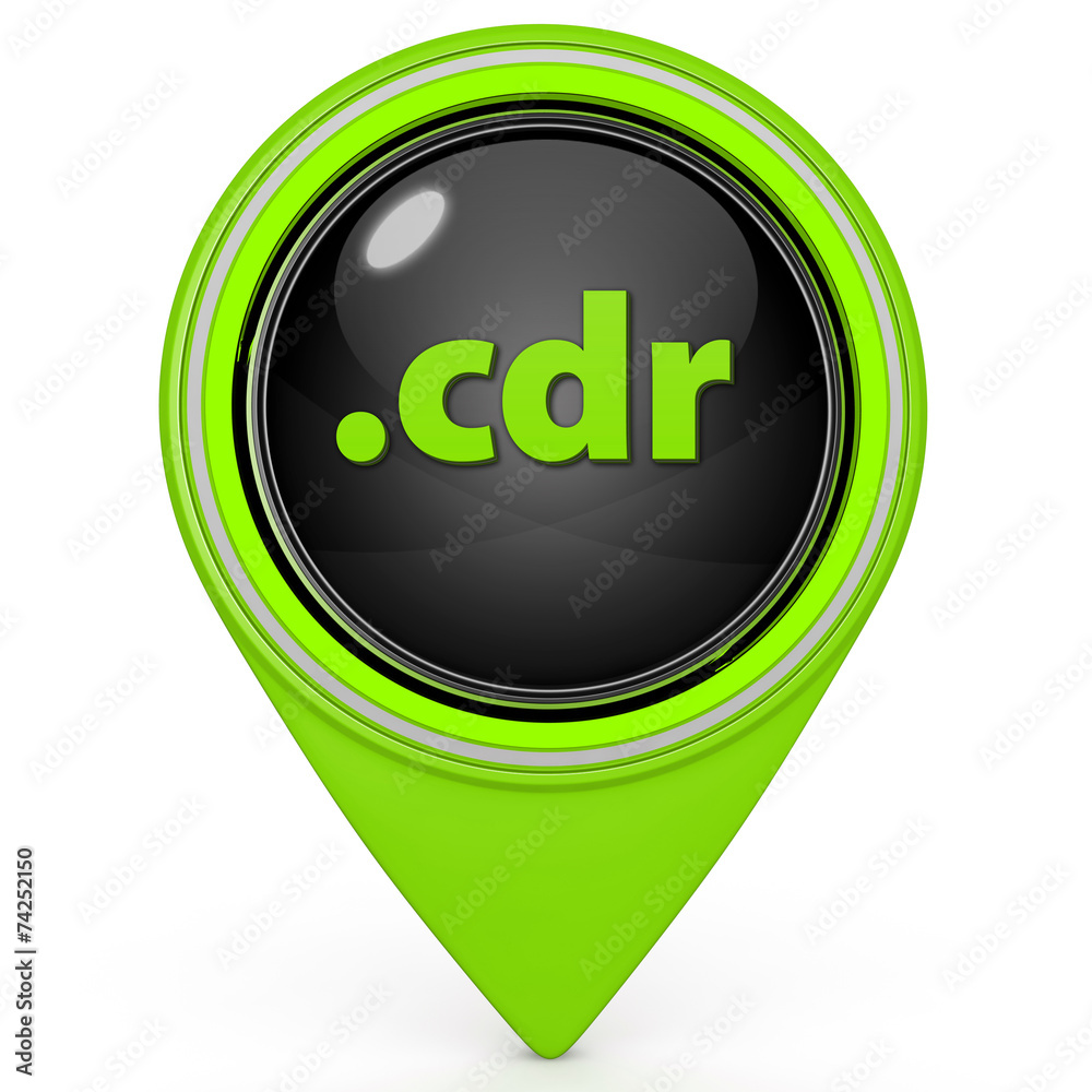.cdr pointer icon on white background .cdr pointer icon on white background