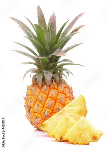 Pineapple tropical fruit or ananas