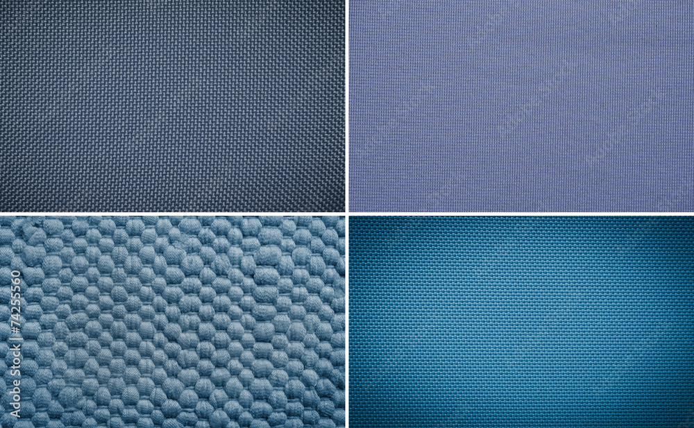 Fototapeta premium Set fabric texture background