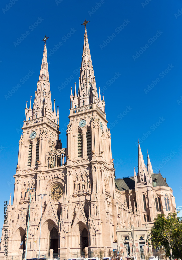 The cathedral of Lujan in Buenos Aires, Argentina