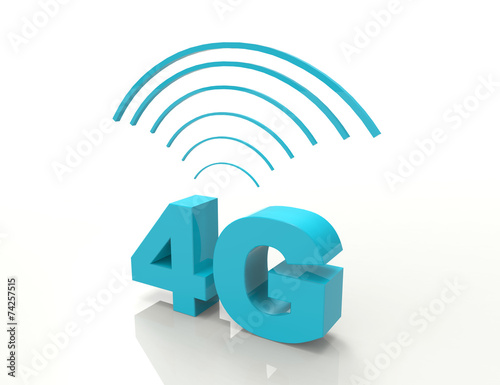 4G-3d word concept photo