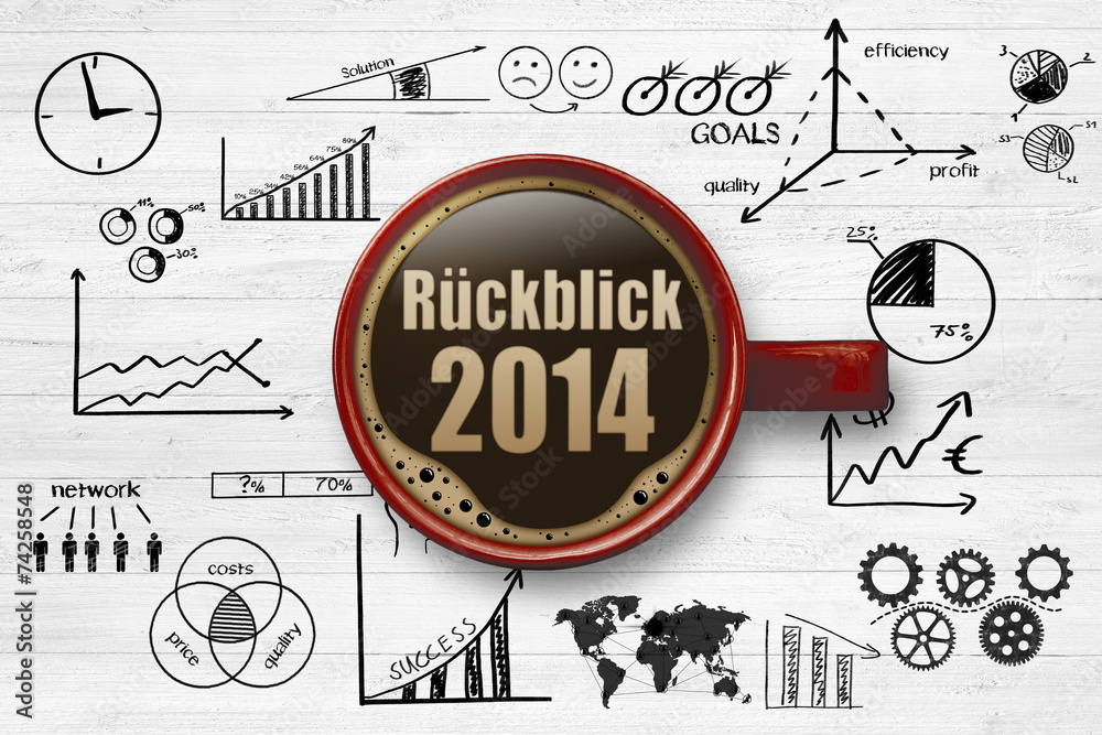 Obraz premium Rückblick 2014