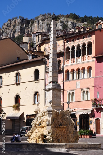 Small town of Tagliacozzo, Abruzzo, Italy photo