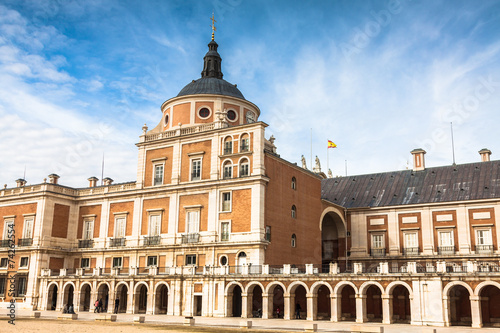 majestic palace of Aranjuez in Madrid, Spain