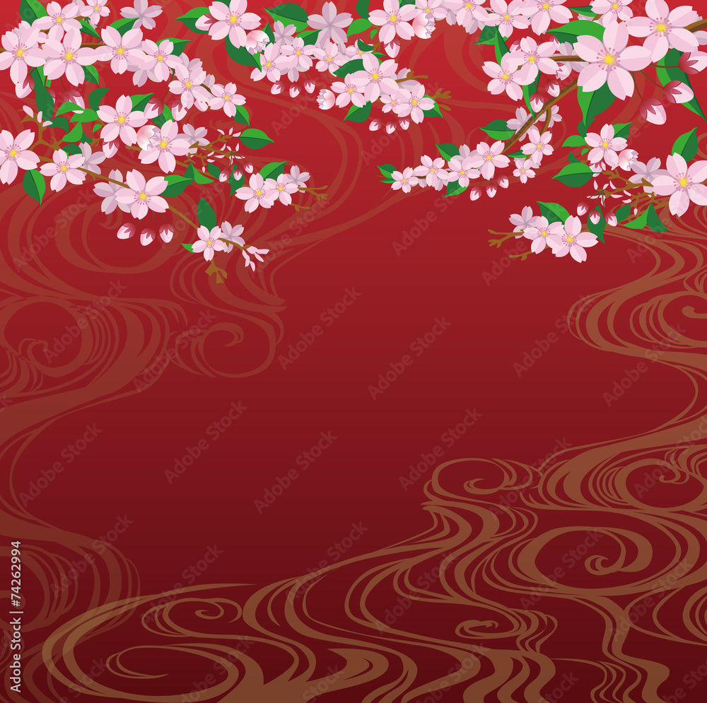 桜 背景 桜 背景