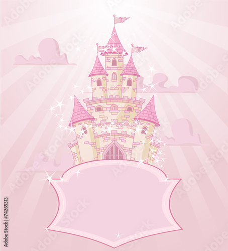 Fototapeta Fairytale castle