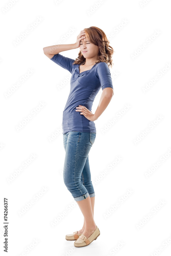 Excited Asian young girl Excited Asian young girl