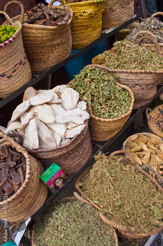 Stall with spices