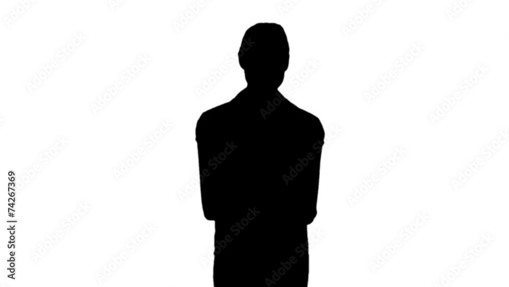Woman getting wrist pain in black silhouette Woman getting wrist pain in black silhouette