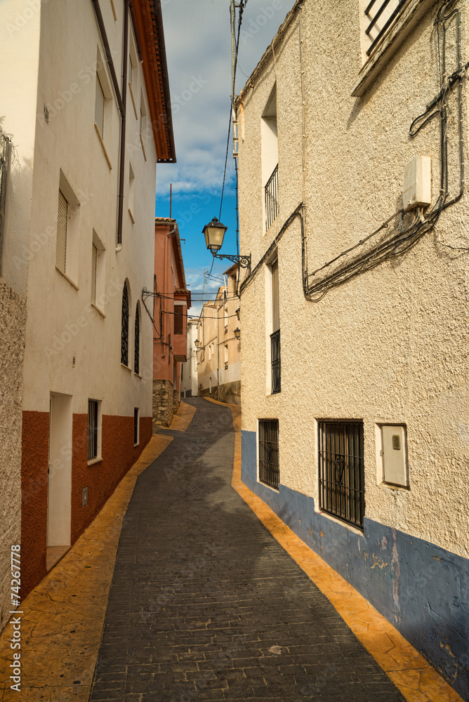 Fototapeta premium Mediterranean village street