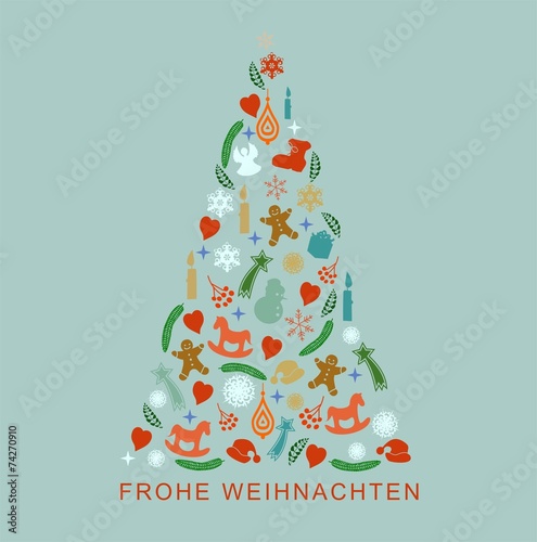 Frohe Weihnachten Weihnachtsbaum