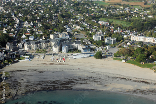 Plougonvelin plage du Trez Hir vue du ciel
