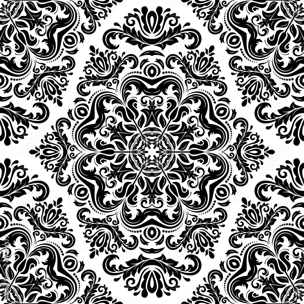 Floral Seamless Pattern. Orient Abstract Background Floral Seamless Pattern. Orient Abstract Background