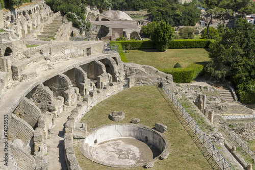 Archaeological site in Baia near Naples photo