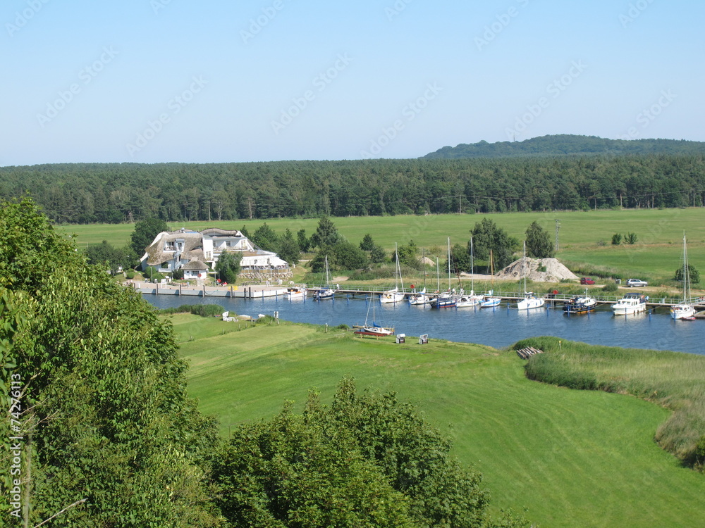 Blick auf die Baaber Rinne – Moritzdorf – Insel Rügen Blick auf die Baaber Rinne – Moritzdorf – Insel Rügen