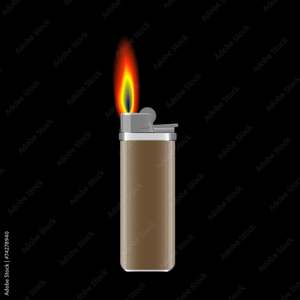 Lighters vector isolated Lighters vector isolated