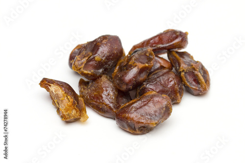 dates on the white background