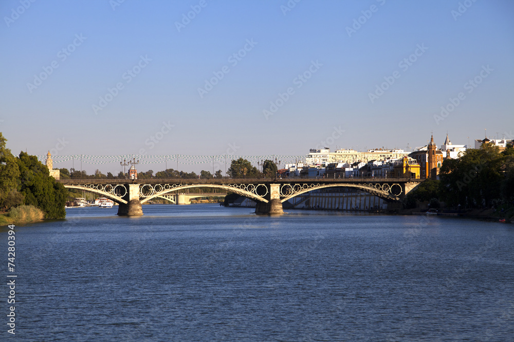 Triana bridge in Seville