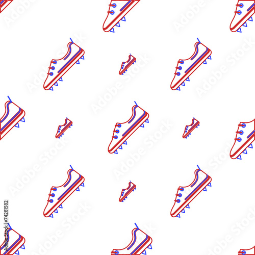Background for American football shoes