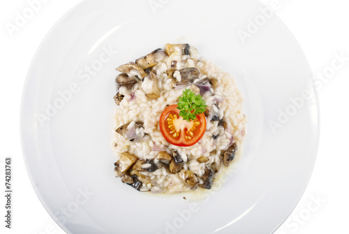 Risotto with mushrooms